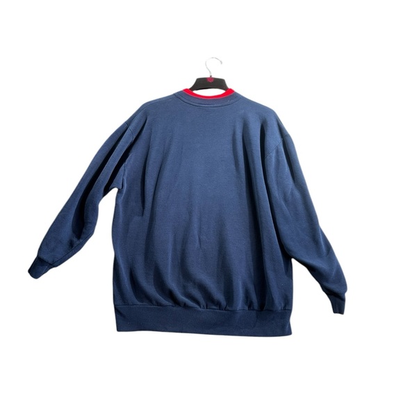 MORNING SUN VINTAGE WOMENS DOUBLE COLLARD CHRISTMAS SWEATSHIRT SZ 1X - Picture 2 of 9